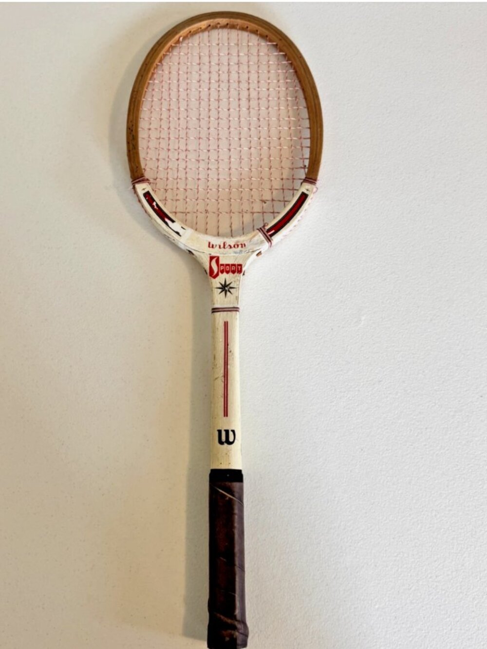 Vintage Original Wilson Sport Tennis Racket Used Decor Gift Sports Fitness
